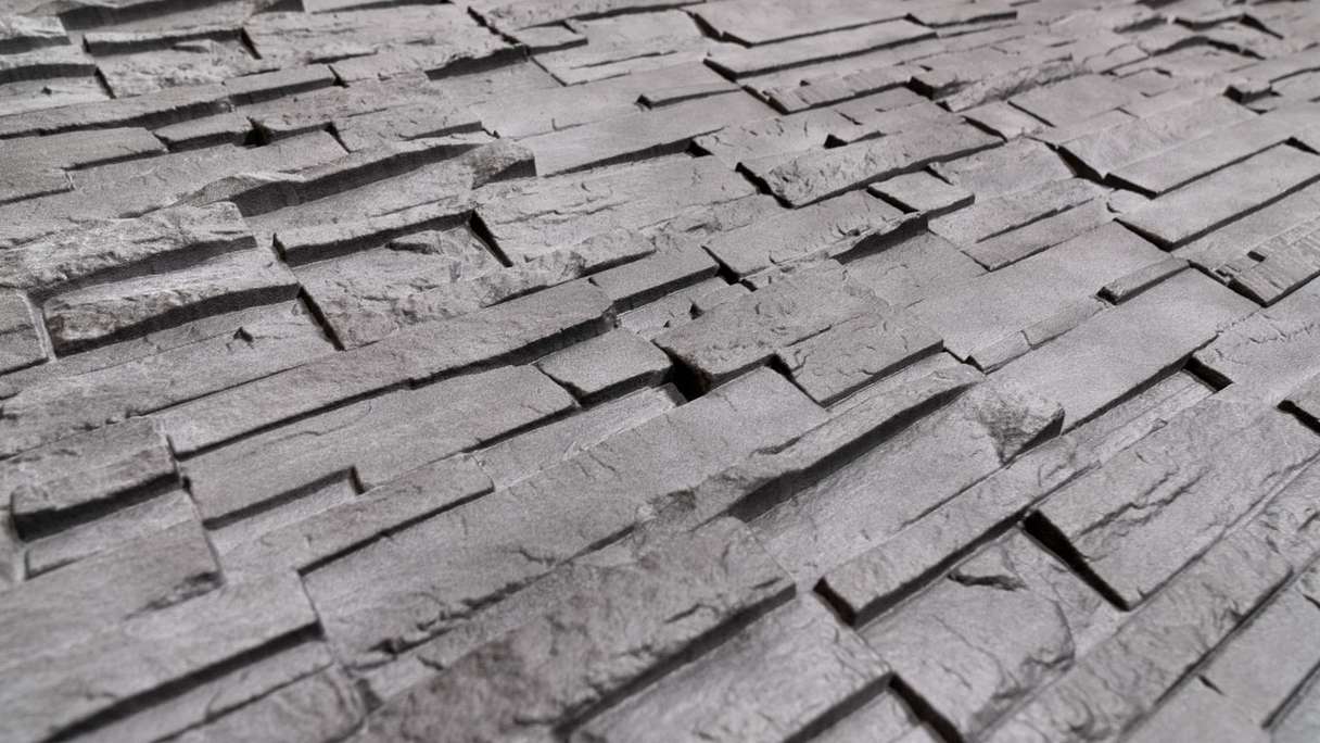 planeo rivestimento murale Novistone DS pietra laminata Antracite - 1054 x 334 mm