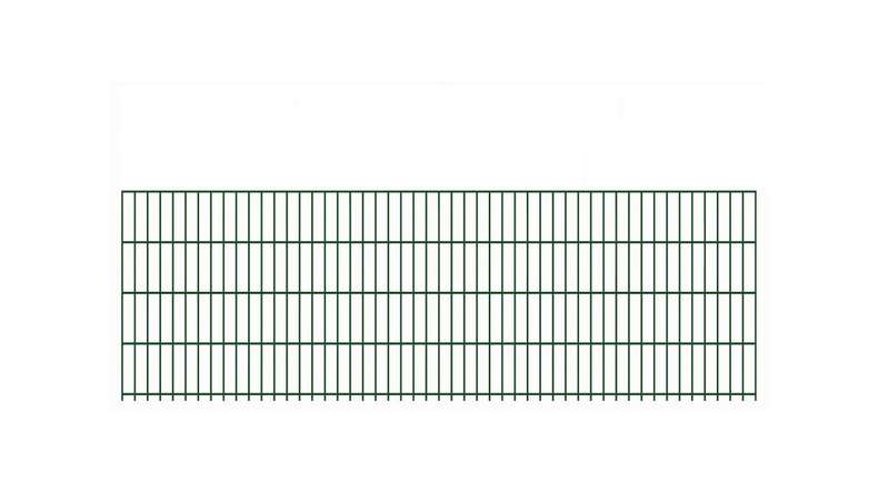 Luce di recinzione a doppia maglia 6/5/6 RAL 6005 verde muschio Altezza - 830 x 2510 mm