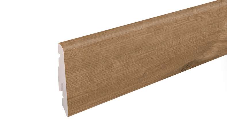 battiscopa planeo SolutionX 2in1 - 2400 x 14 x 58 mm rovere naturale marrone (SL0086)