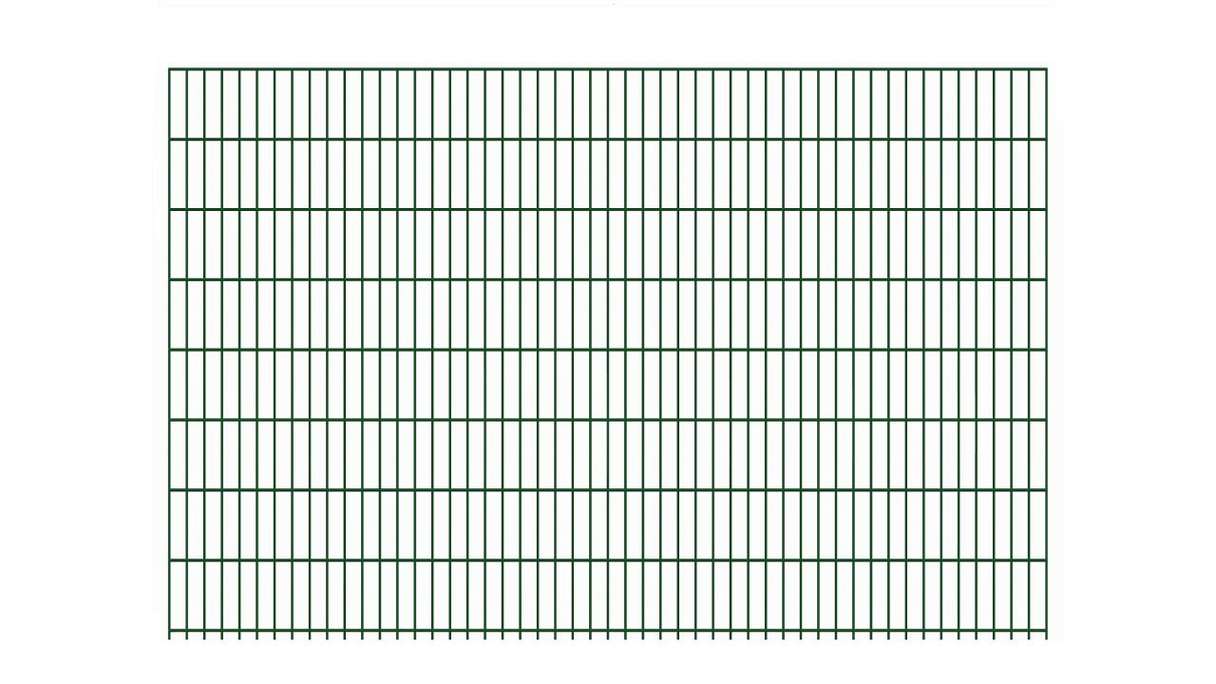 Recinzione a doppia maglia pesante 8/6/8 - Larghezza 2510 mm RAL 6005 verde muschio