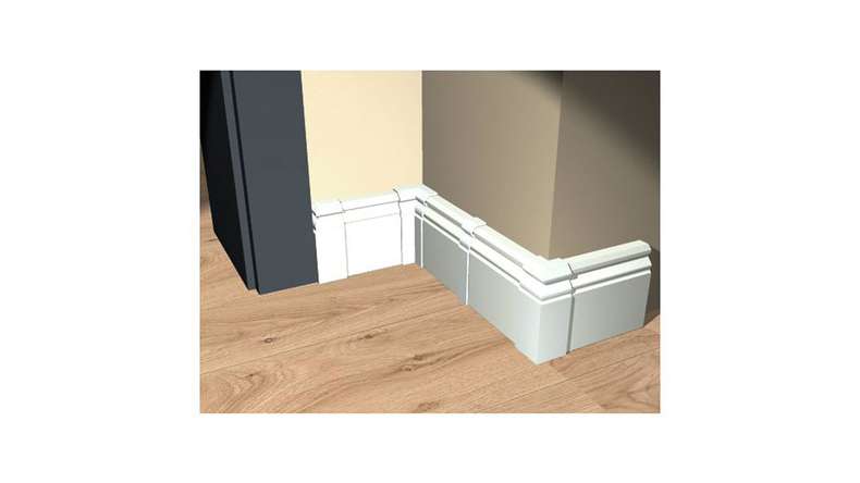 Angoli esterni autoadesivi per battiscopa F100201AB Alt-Berlin Bianco 18 x 60 mm (9062152001)