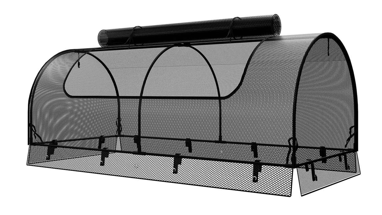 planeo Rete per letto rialzato - Nero 149,9 x 69,4 x 62 cm