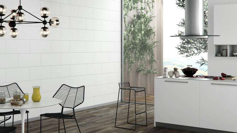 Skaben DesignWall Aqua rivestimento murale in plastica - Blanco 60 x 30 cm