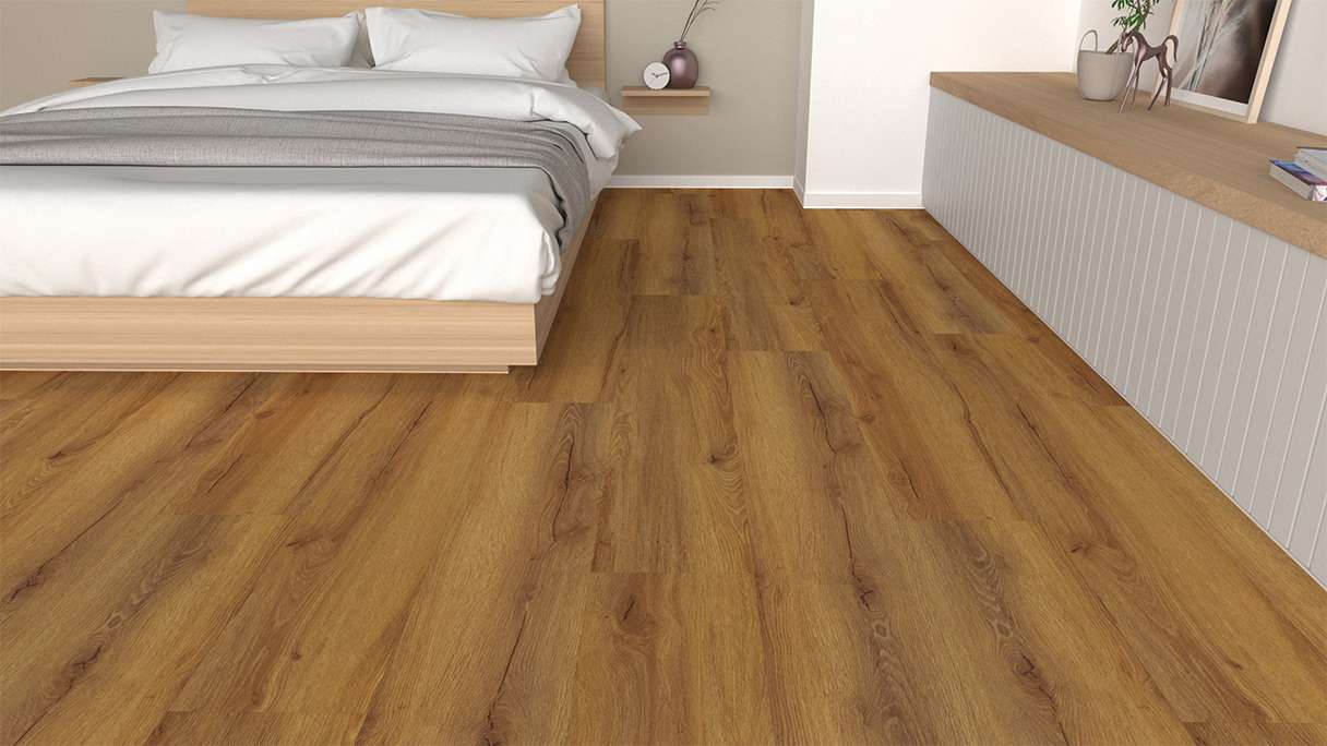 pavimento di design planeo per clic - Eco Home&Health Rovere rustico naturale | Isolamento acustico integrato (LO-EK-01)