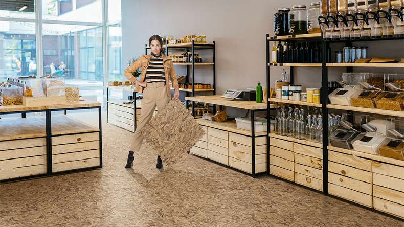 Pavimentazione industriale Gerflor - Creation 70 Connect Osb Natural (36900091)