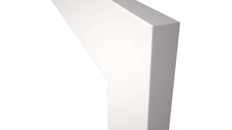 cornice planeo design edge SMH 9010 bianco - 1985 mm