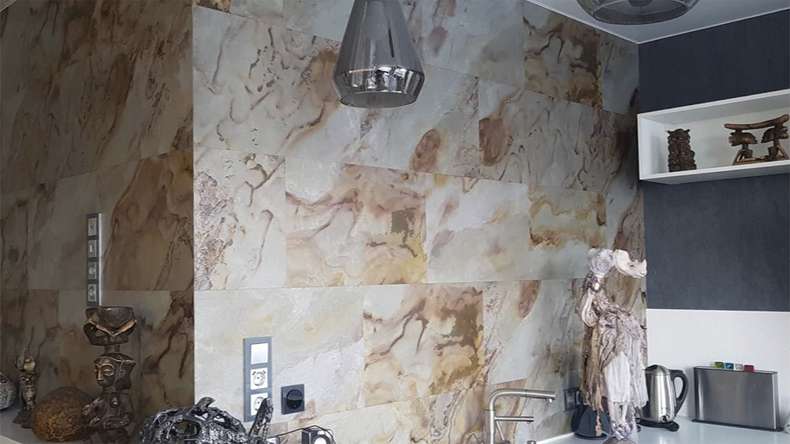 planeo EVOLITH Slate&Stone - Rivestimento in pietra naturale Autumn Drift 1220 x 610 mm