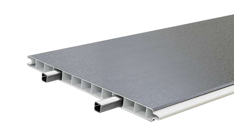 planeo Gardence Simply - rinforzo per profili di Recinzione a innesto in PVC