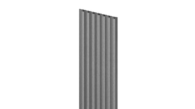 planeo pannelli lamellari in plastica per pareti S - MPC Steel Brushed 14,8 x 265