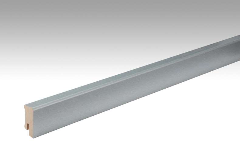 Battiscopa MEISTER in acciaio inox DF 063 - 2380 x 38 x 16 mm (200009-2380-00063)