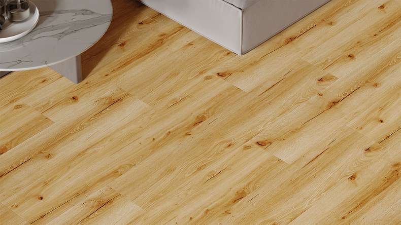 planeo Vinile rigido a incastro - HOMEtec Pro 50 IXPE Golden Nature Oak | Isolamento acustico integrato (RP-E50-2)