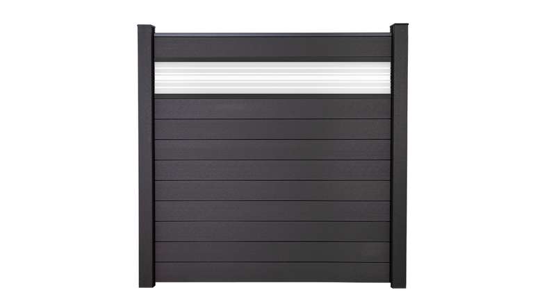 planeo Gardence Strong - Pannello di design glass30 Grigio antracite