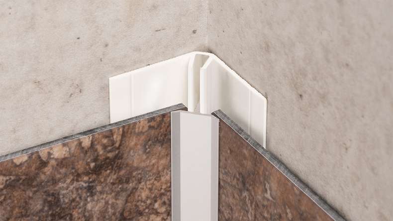 sistema di profili a parete planeo angolo interno 269 - 260 cm