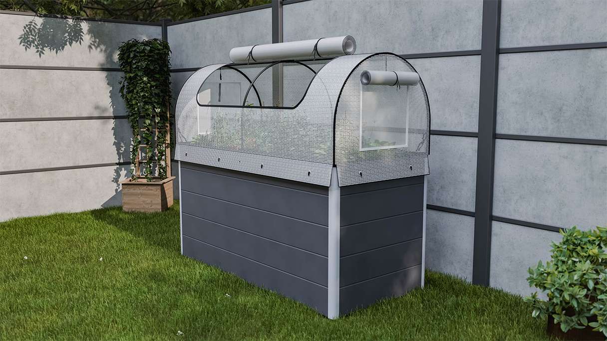 planeo Rete per letto rialzato PE - Bianco 149,9 x 69,4 x 62 cm