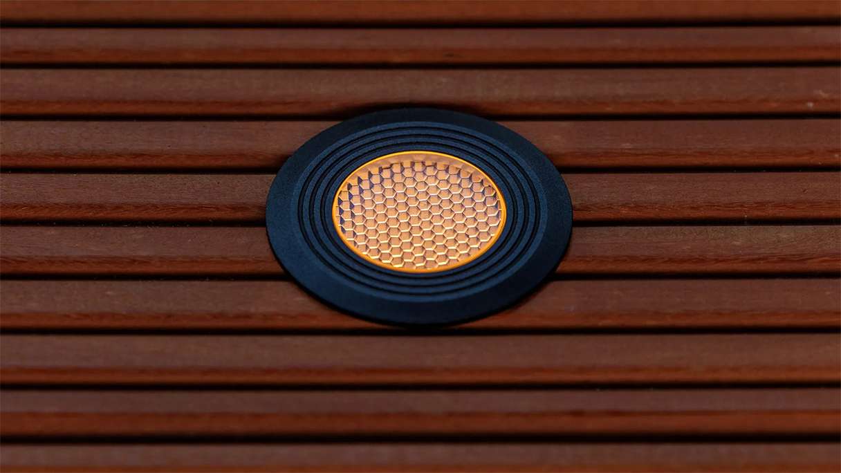 planeo illuminazione patio 12V - Luce da incasso LED Onyx 60 RA - 1W 23Lumen