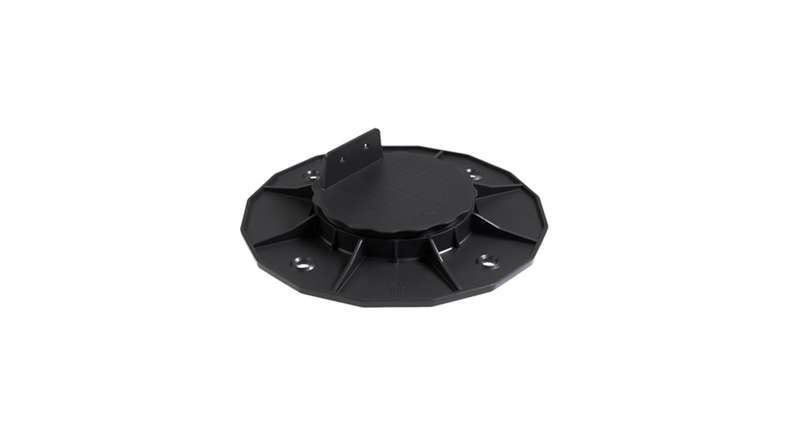 supporto per decking planeo con base girevole - altezza regolabile 18 - 33 mm