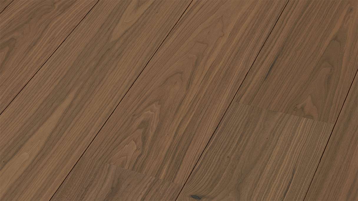 MEISTER Lindura pavimento in legno HD 400 - 08912 Noce americano laccato ultra opaco 2200 x 270 x 11 mm (500214-2200270-08912)