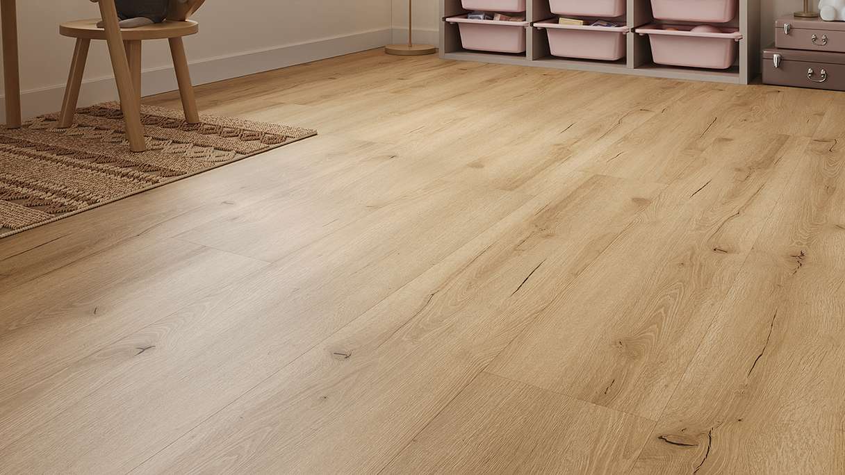 Lys&Land Vinile rigido Klick - Fjordline XL Rovere Lumea Tavola XL lunga 1,83 m | isolamento acustico anticalpestio integrato (SP183-11)