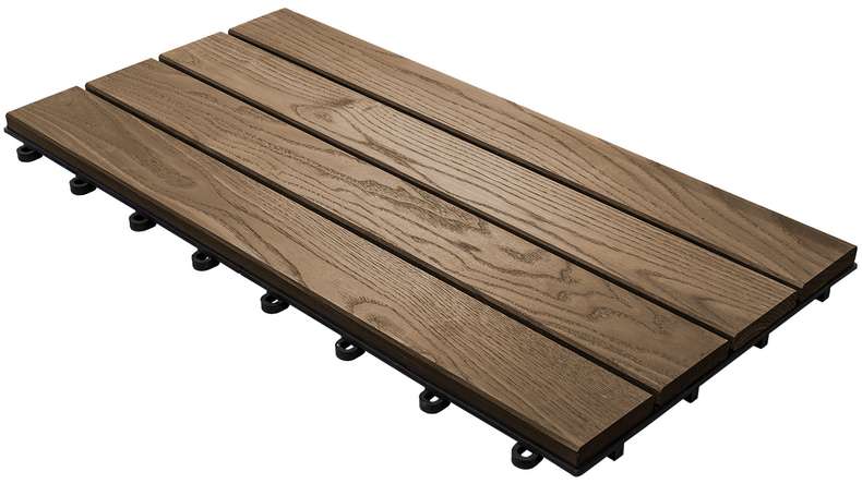 planeo click tile Thermo Ash XL - 4 doghe lisce