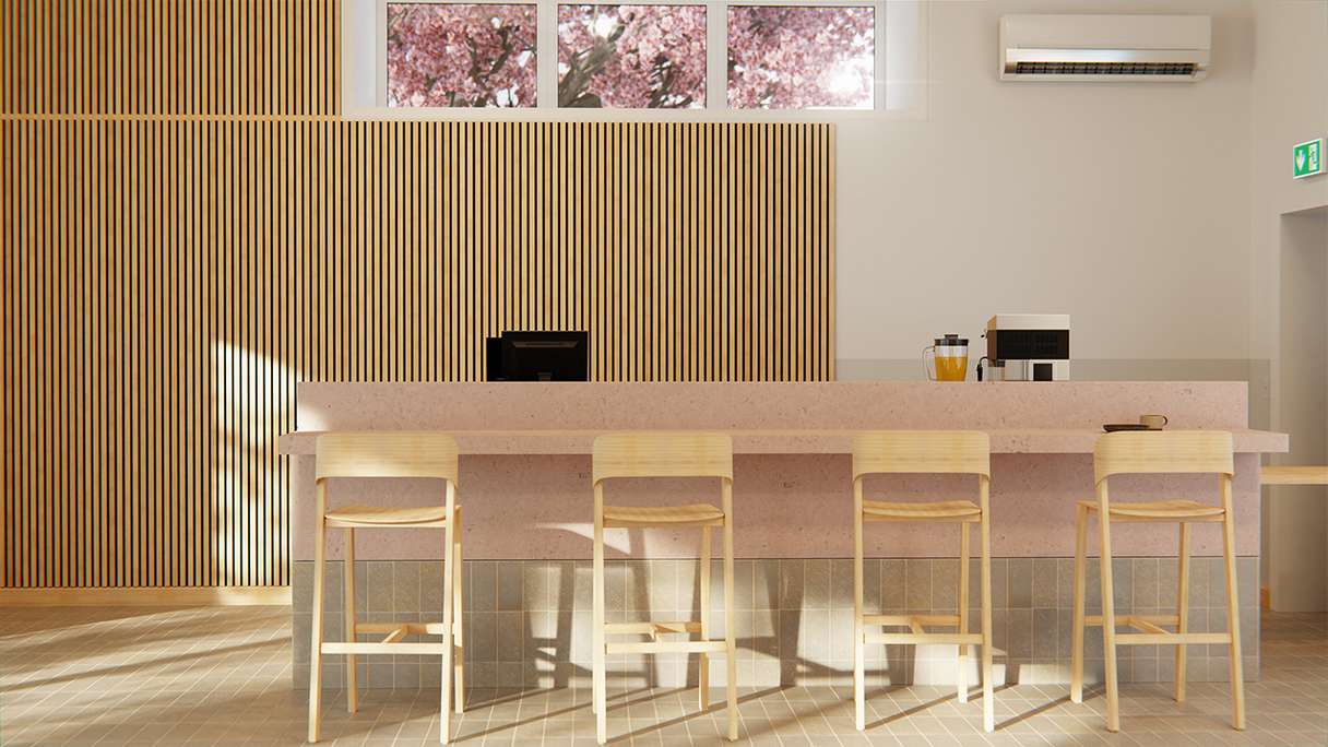 pannelli acustici planeo - rovere naturale 2480 x 600 x 21,5 mm | ignifugo
