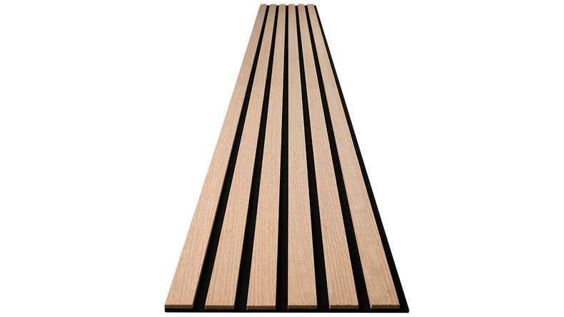 Skaben Pannelli acustici SilentWall Comfort - rovere marrone chiaro - 250 x 30 cm