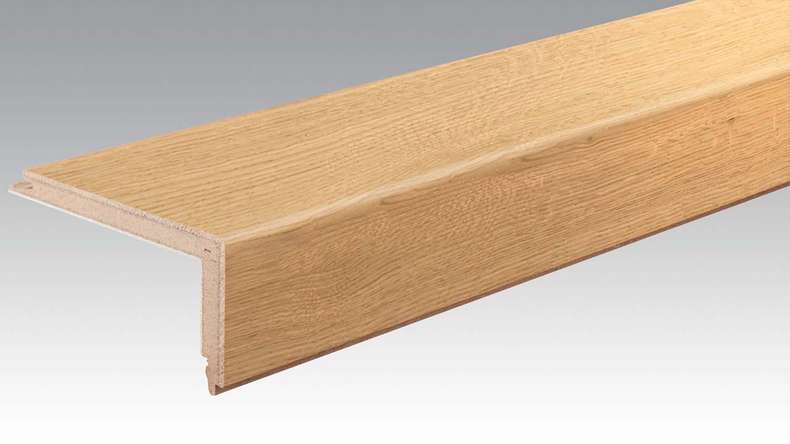 MEISTER paragrafetto per scale in parquet con profilo a L in rovere vivo 9001 (800004-2150-09001)