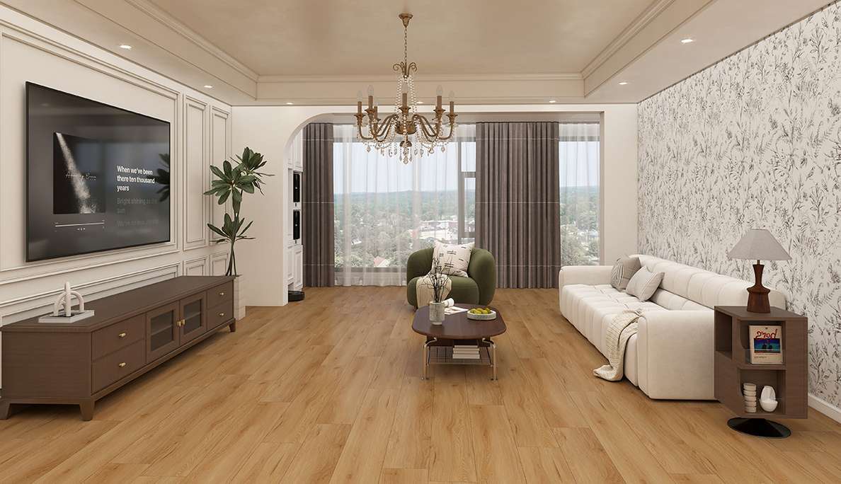 planeo Vinile rigido a incastro - SolutionX 2in1 Rovere Oro