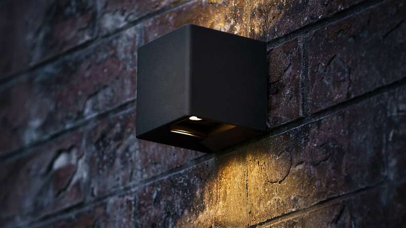 planeo illuminazione da giardino - Applique LED Ixion Small 230V - 6W 724 lumen
