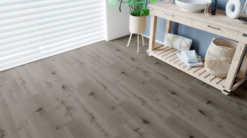 SKAVA Rigido Vinile ad incastro - Home Grey Oak | isolamento acustico integrato (LO-1090)