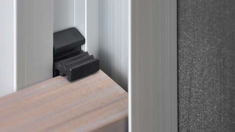 planeo Build Set di montaggio per recinzione privata 24-27 mm anodizzato E6/EV1