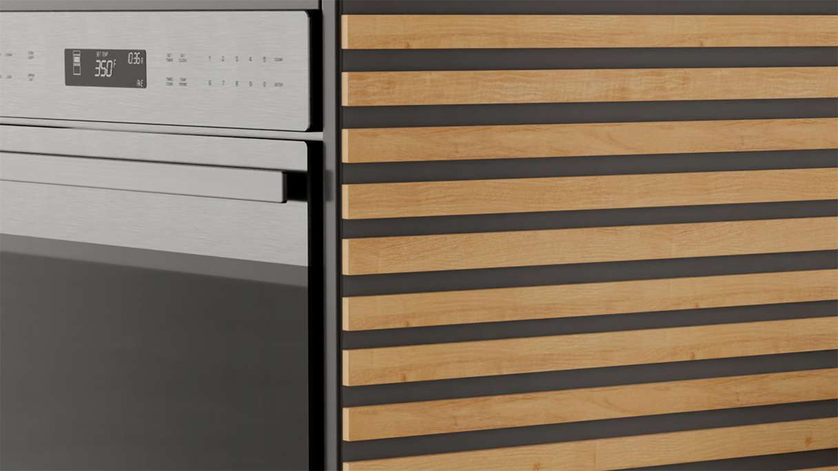 Skaben Pannelli acustici SilentWall Easy-Sticks - rovere marrone chiaro - 250 x 3,45 cm