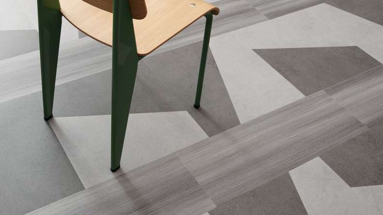 Forbo Allura Materiale 55 Vinile adesivo - Cemento chiaro (636732DR5_con)