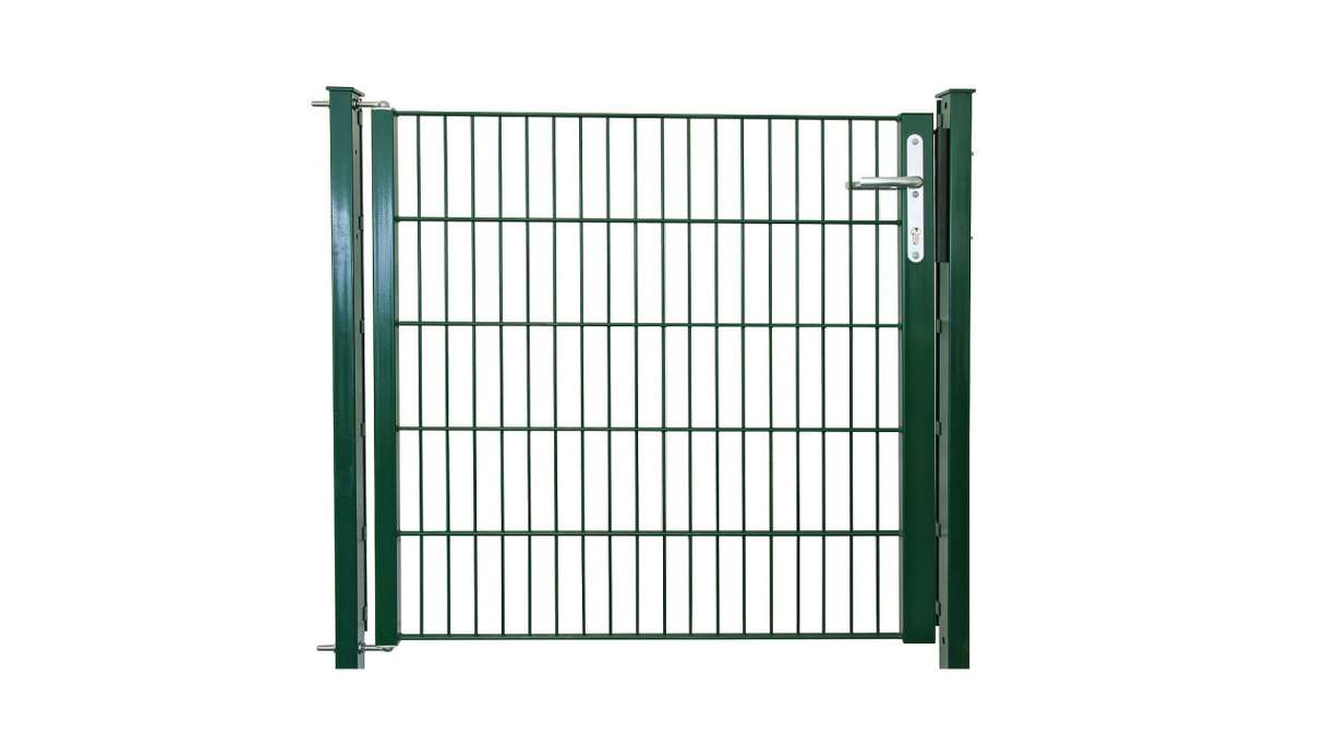 Luce universale per porta a 1 pannello verde muschio - L 1090 mm inclusi i pali della porta