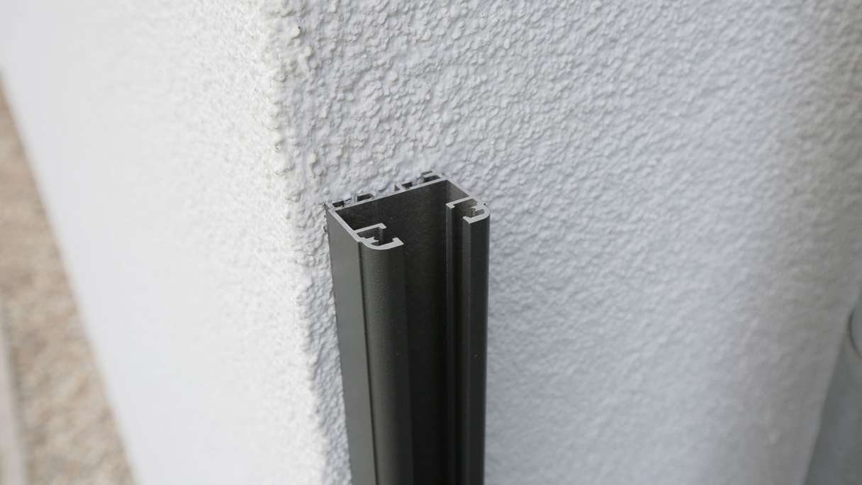planeo Gardence Strong - barra universale in alluminio antracite 200cm
