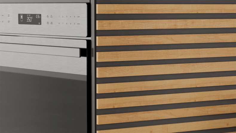 Skaben Pannelli acustici SilentWall Easy-Sticks - rovere marrone chiaro - 250 x 3,45 cm