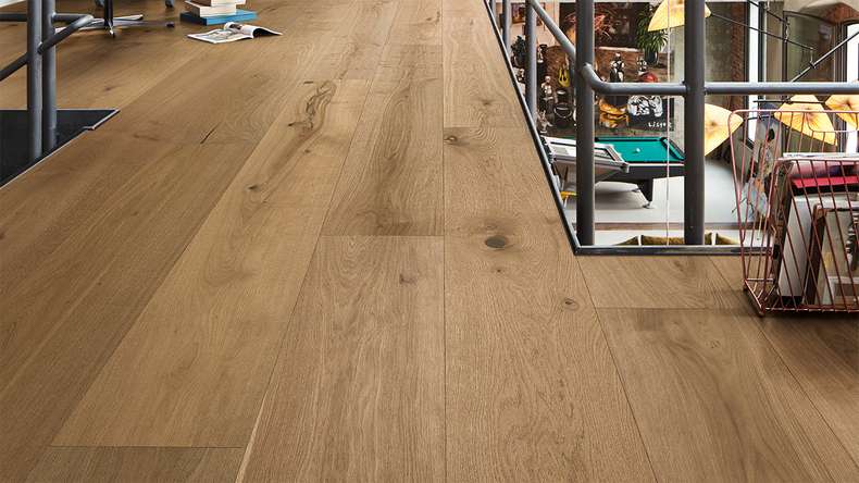 MEISTER Lindura pavimento in legno HD 400 - 08923 Rovere autentico greige laccato ultra opaco 2200 x 270 x 11 mm (500214-2200270-08923)