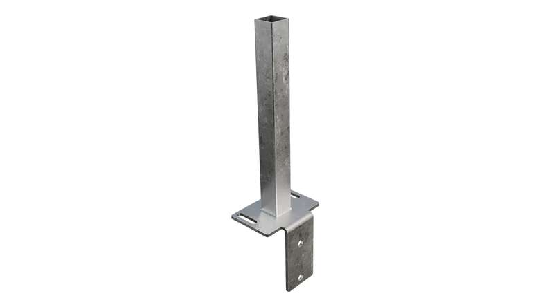 planeo Gardence Strong - GJ 45 Staffa a L 16 x 12 x 40 cm per tassellatura con adattatore di montaggio integrato
