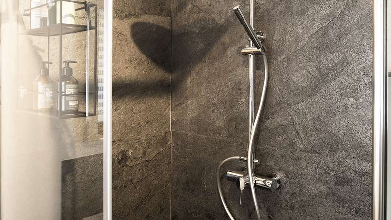 planeo EVOLITH Slate&Stone - Rivestimento in pietra naturale Urban Grey 1220 x 610 mm