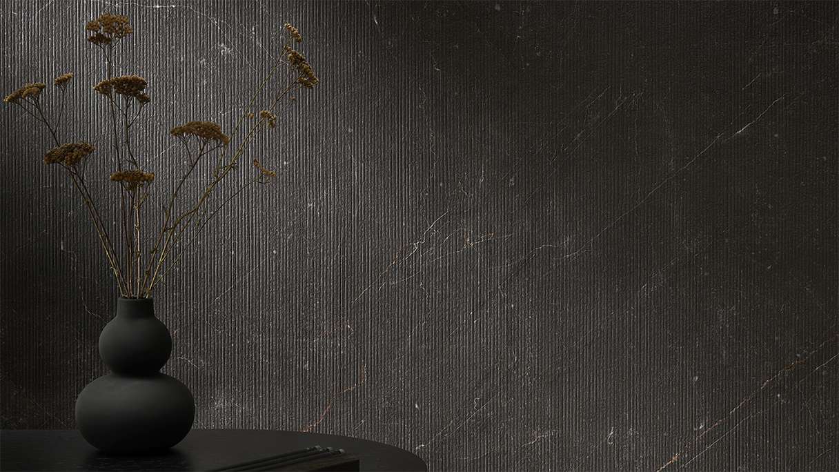 rivestimento planeo SPC - CeraRock Tile Stripes Black Slate 120 x 60 cm