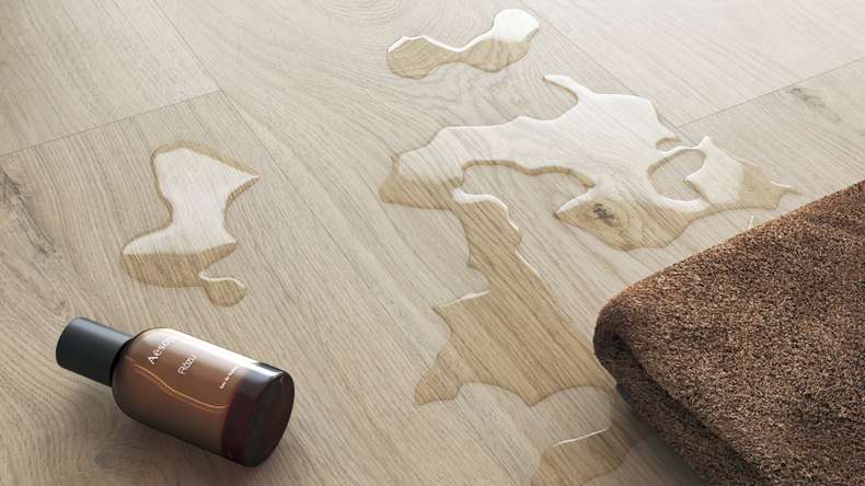 planeo Rigido Vinile ad incastro - SolutionX 2in1 Oak Cream White | Isolamento acustico integrato (ECF-0074)