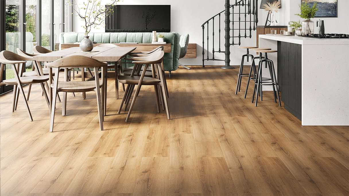 planeo Vinile rigido a incastro - GRANDline Nature Oak | Isolamento acustico integrato (NF-GL-579-N)
