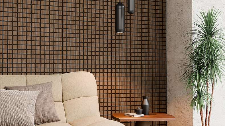 Skaben Pannelli acustici SilentWall Cube - Rovere rustico - 61 x 61 cm