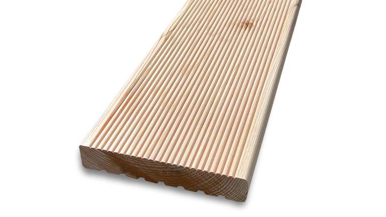 Decking in legno TerraWood - abete Douglas canadese - scanalato / scanalato