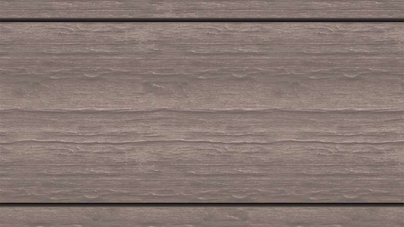 planeo MAXLine Antique - Decking XL rivestito in WPC CoEx massiccio - grigio 3m rustico strutturato/liscio spazzolato