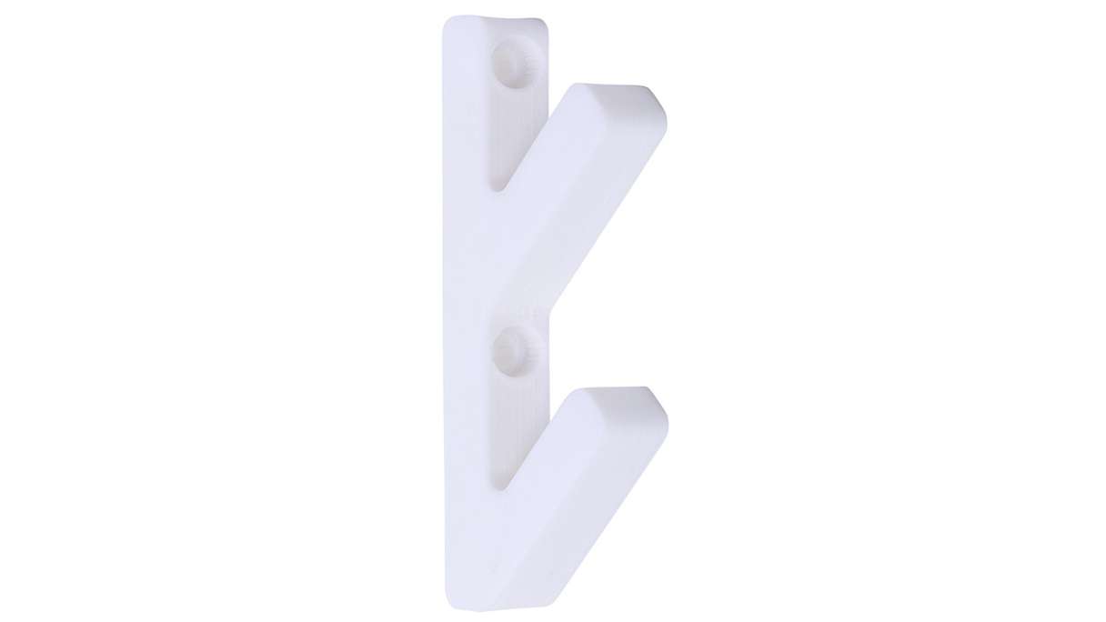 ganci 3D planeo - bianco 2 pz