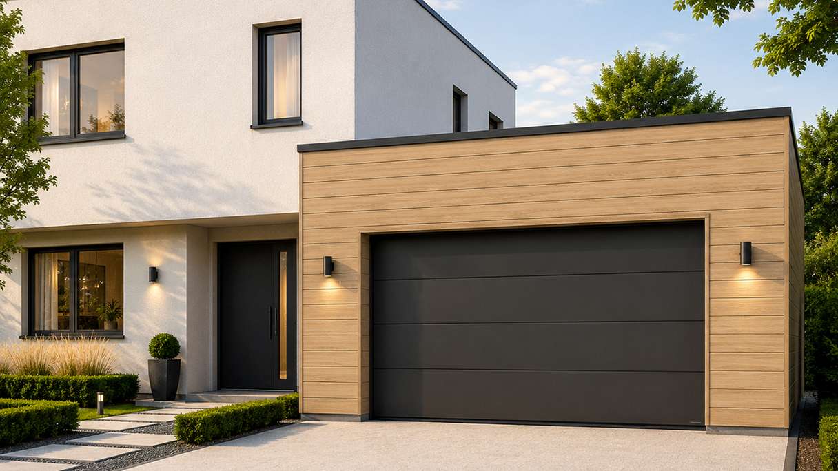 planeo NOVA - Pannello per facciate in WPC CoEx Classic, colore sabbia, 2,90 m