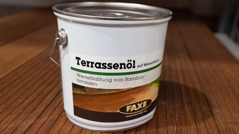 planeo olio per terrazza a base d'acqua con protezione UV per terrazza di bambù - 2,5 L