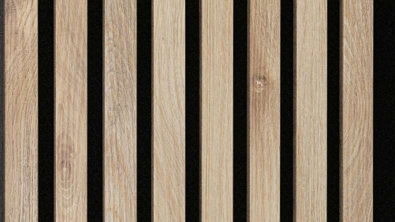 planeo pannelli acustici - rovere chiaro - 260 x 33 cm