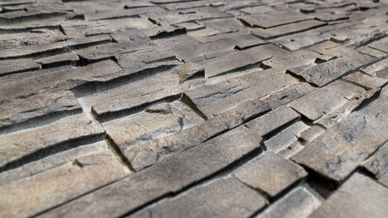 planeo rivestimento murale Novistone DS pietra laminata Silex Flint - 1054 x 334 mm