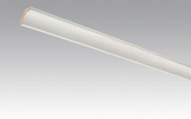 Battiscopa MEISTER battiscopa rivestiti in rovere bianco opaco 4069 - 2380 x 22 x 22 mm (200034-2380-04069)